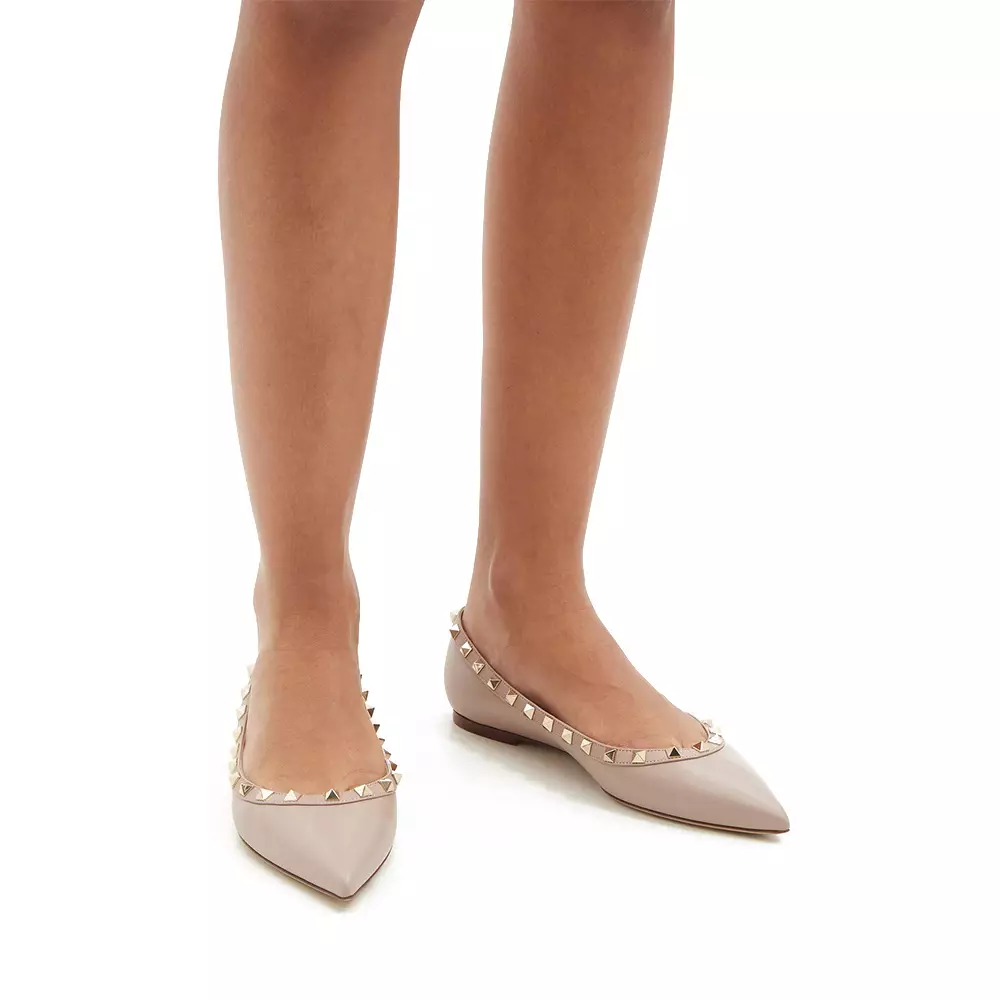 Jual Valentino Garavani Valentino Garavani Rockstud Ballerina Flat