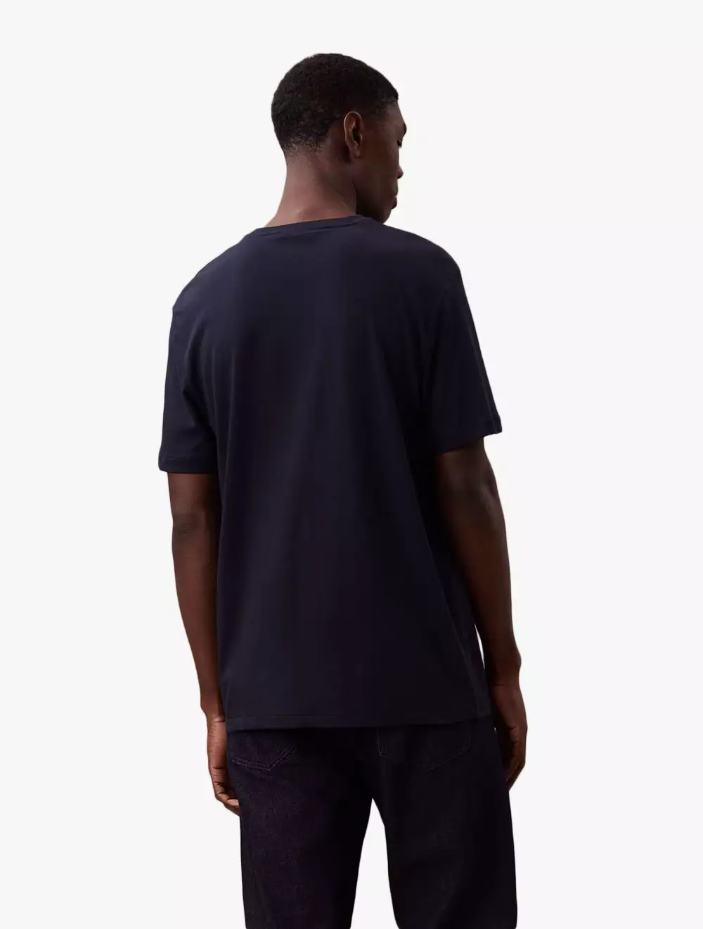 Calvin Klein - Liquid Touch Crewneck T-Shirt - Navy
