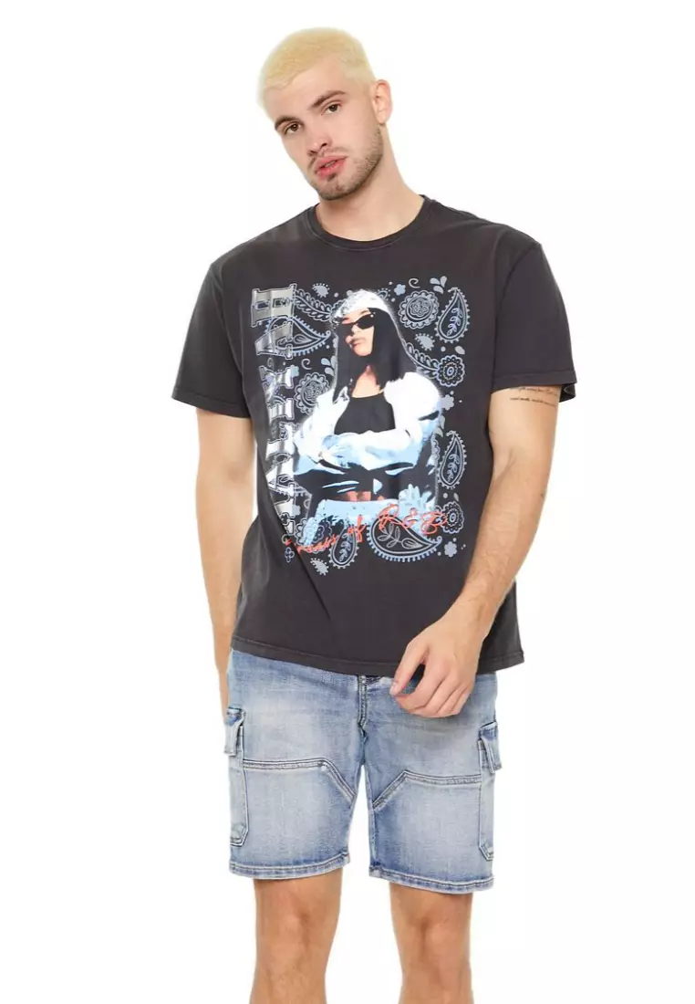 Forever 21 black jean shorts on sale