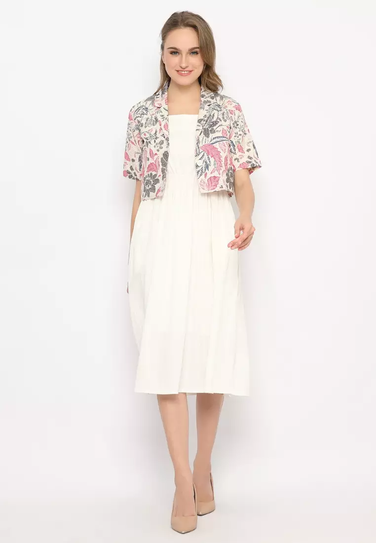 Blazer Batik Harsana Pink