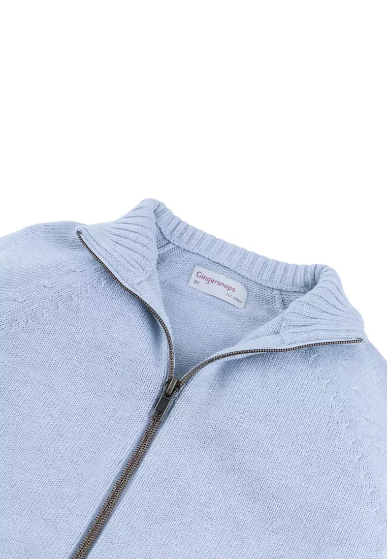 Malcolm Knitted Cardigan with Double Zip