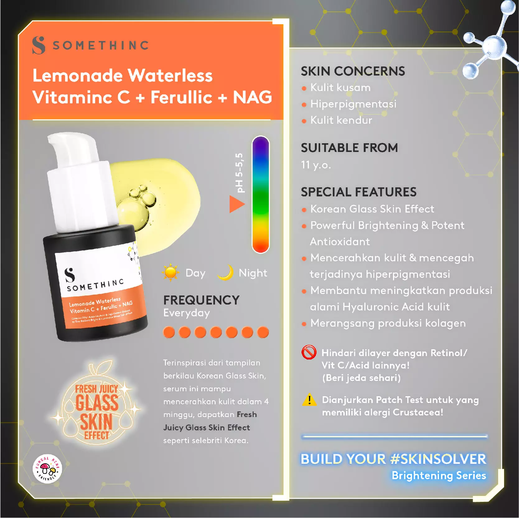 SOMETHINC Lemonade Waterless Vitamin C+Ferulic+NAG