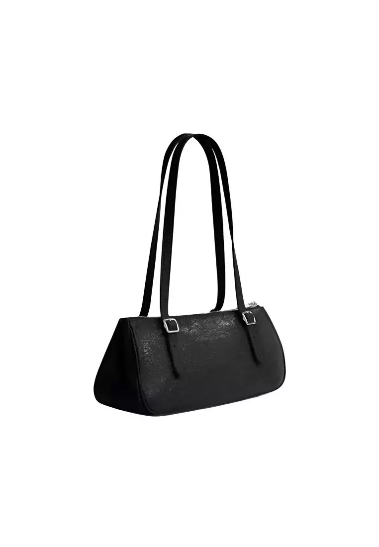 Asher 34 女士單肩包黑色CBJ05