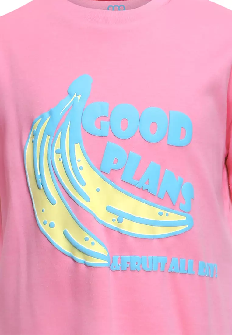 Qna Girl Zeca T-shirt Pendek Anak Pink