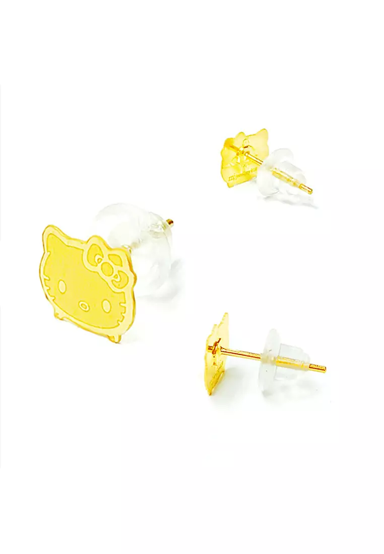 5G Gold Collection 375/9K Gold Hello Kitty Earrings S183