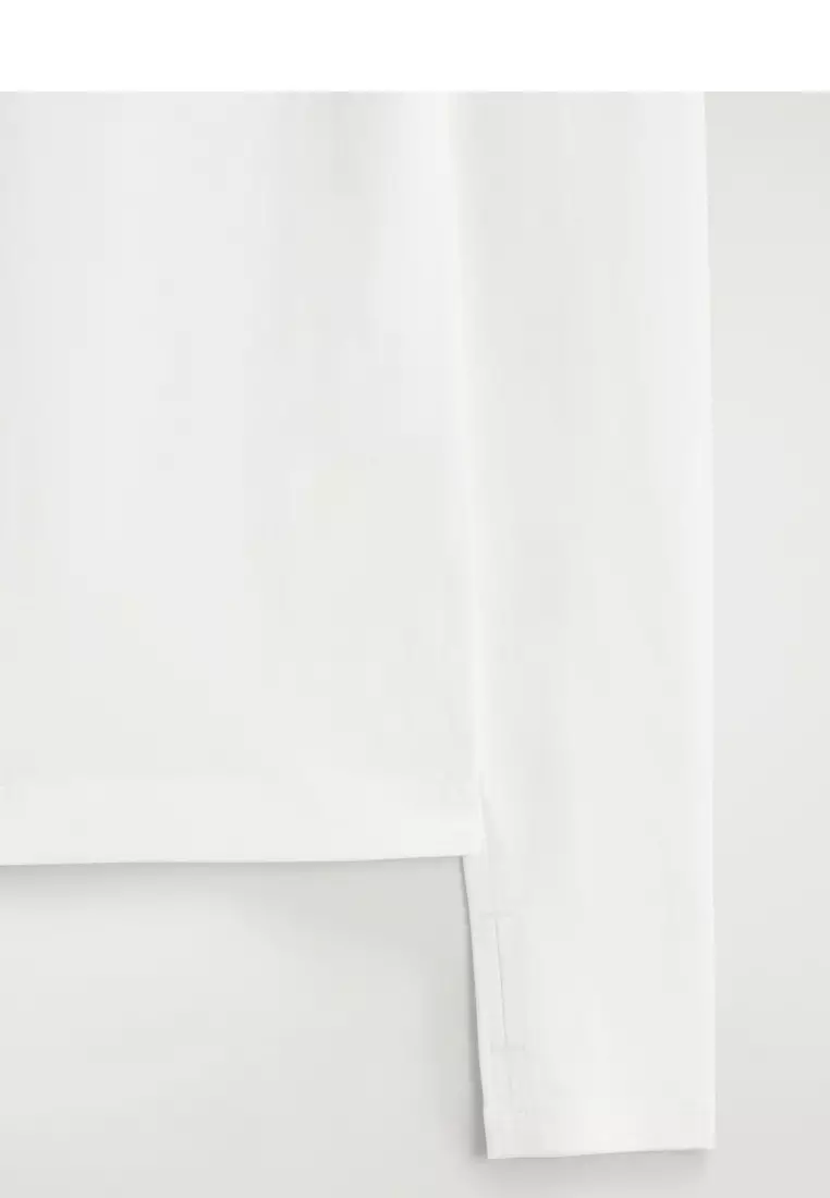 COTTON LONG-SLEEVED TOP