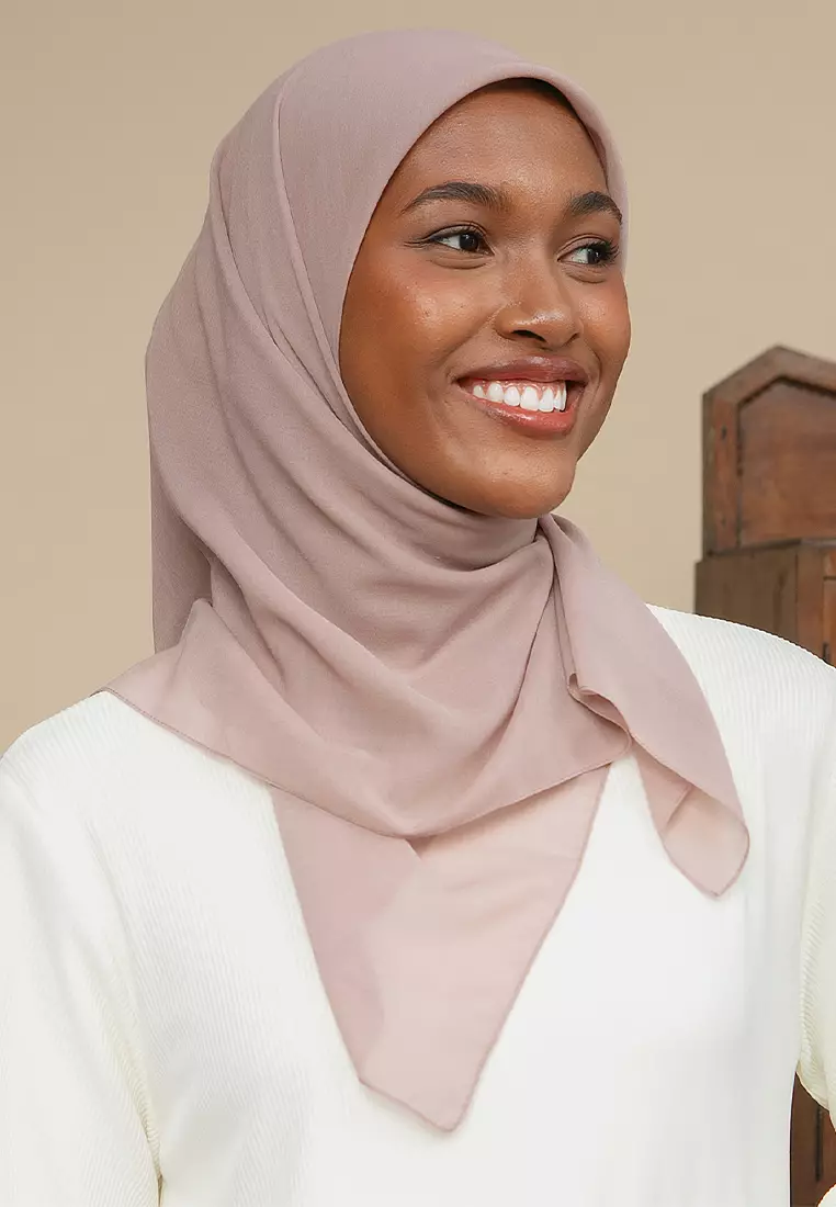 Nala Voal Square Tea Rose