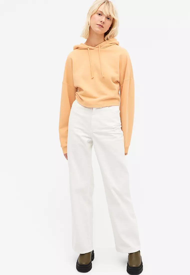 Monki cropped hoodie online