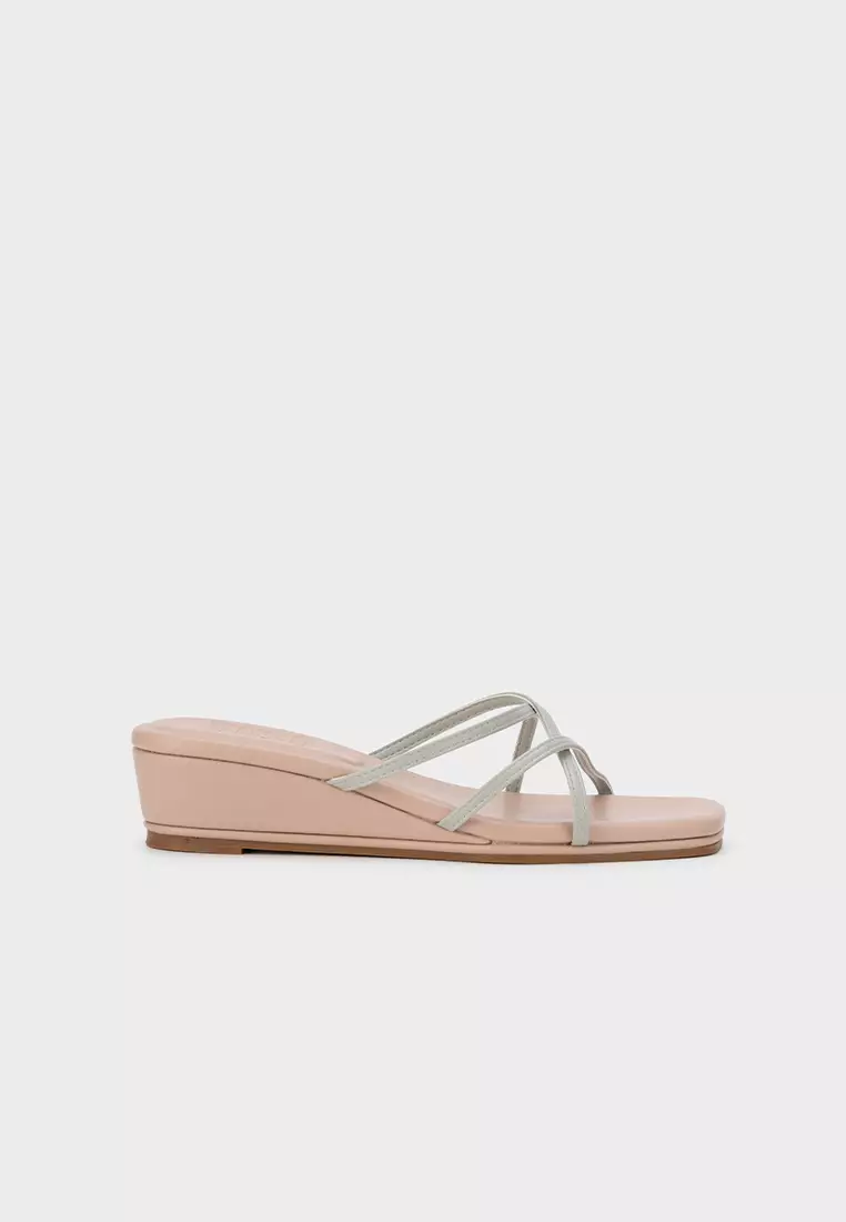 Nose STRAPPY CLOUDFOAM WEDGE HEEL SLIDE
