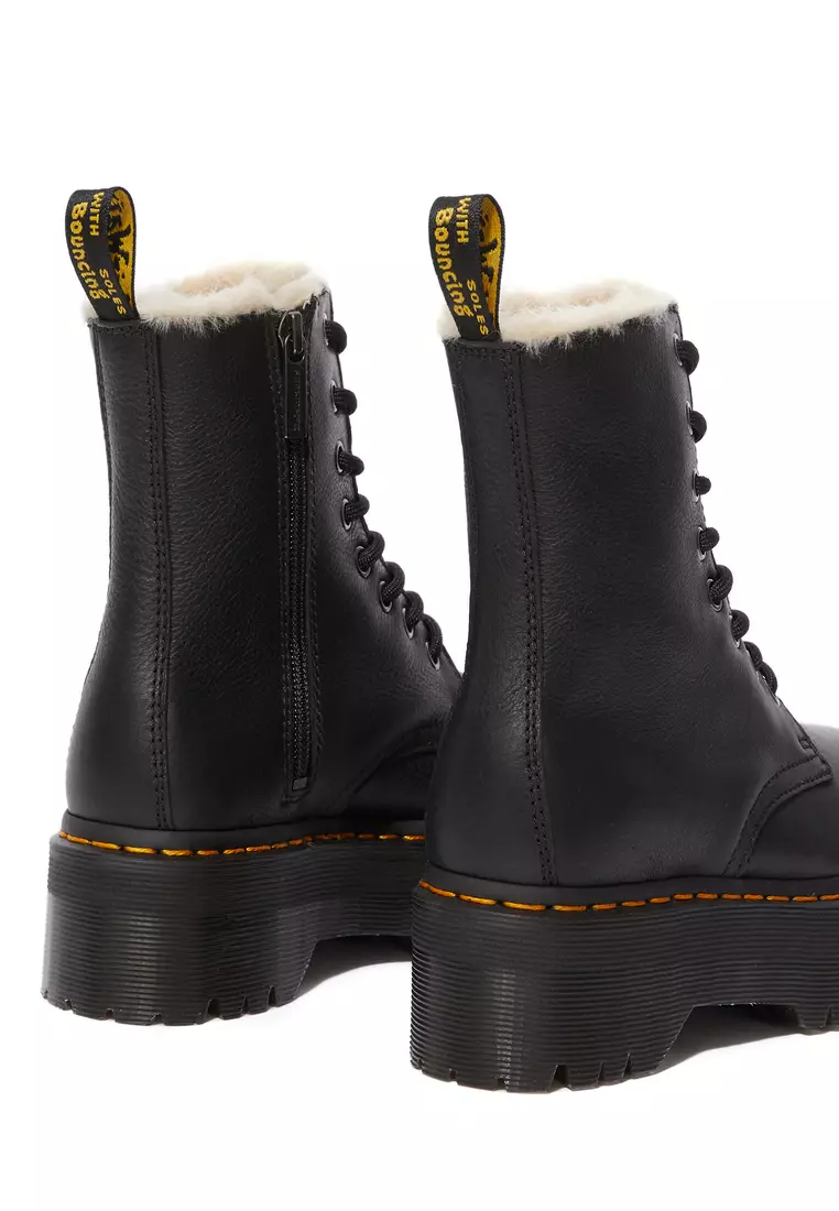Fur lined dr martens sale best sale