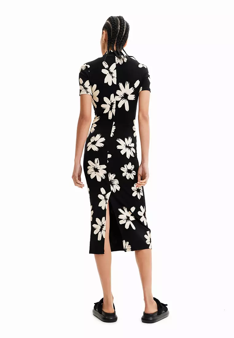 Warehouse daisy outlet print dress
