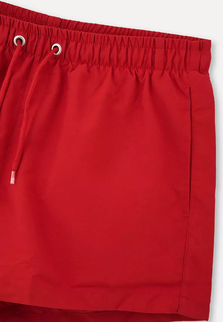 Red bathing suit best sale shorts