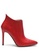 Rag & CO. red LOLITA Woven Texture Stiletto Boot in Red 51530SH216649FGS_1