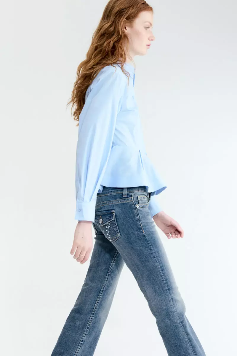 Flared Low Waist Jeans