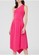 BarBar pink Stretch Single-Shoulder Dress with Inserts 64DAAAA04E94E5GS_1