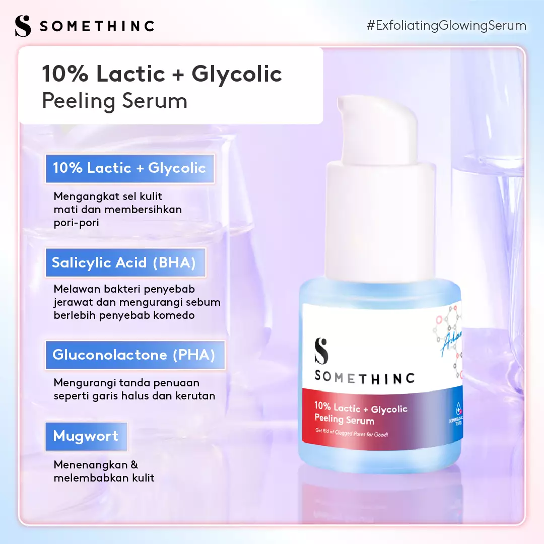 SOMETHINC 10% Lactic + Glycolic Peeling Serum