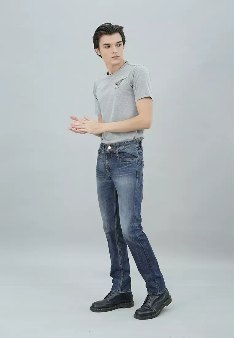 LGS - Celana Jeans Casual Pria - Jeans Denim - Washed - JPF.492.P103.A663.C