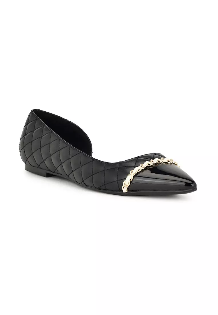 Discount on Nine West  shoes - SKU: Breza3 Pointy Toe Casual Flats Black