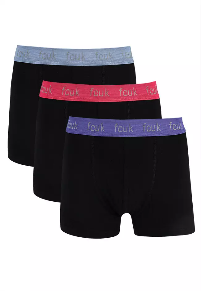 French Connection 3 Packs Fcuk Boxers 2024, Buy French Connection Online