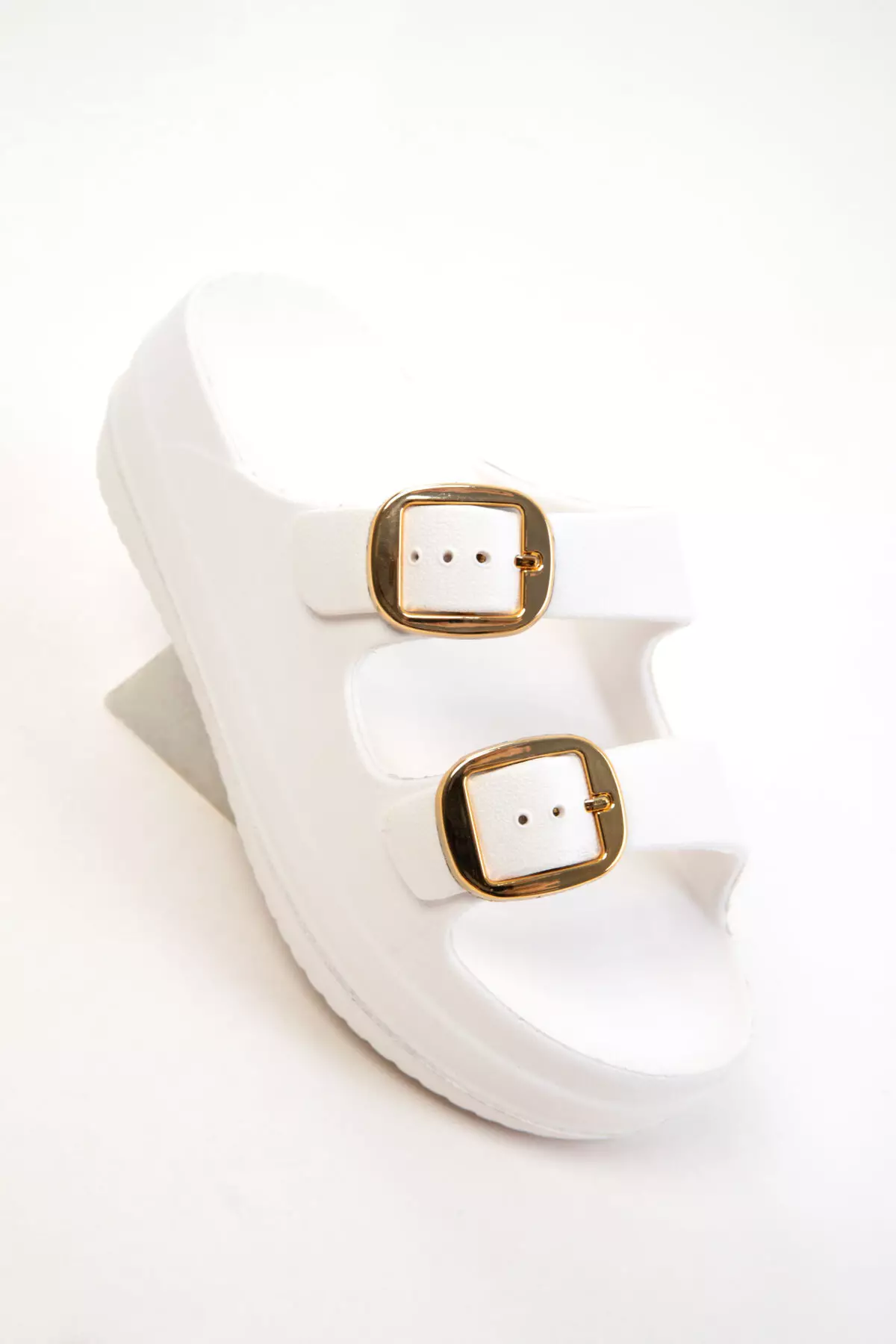 White Women's Slippers 20726