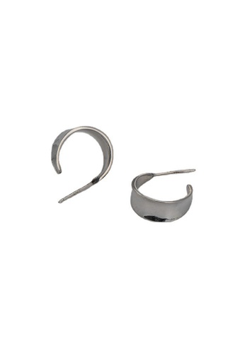 LYCKA silver LPP5063 S925 Silver Classy "C" Stud Earrings 90EB5AC25AF20AGS_1