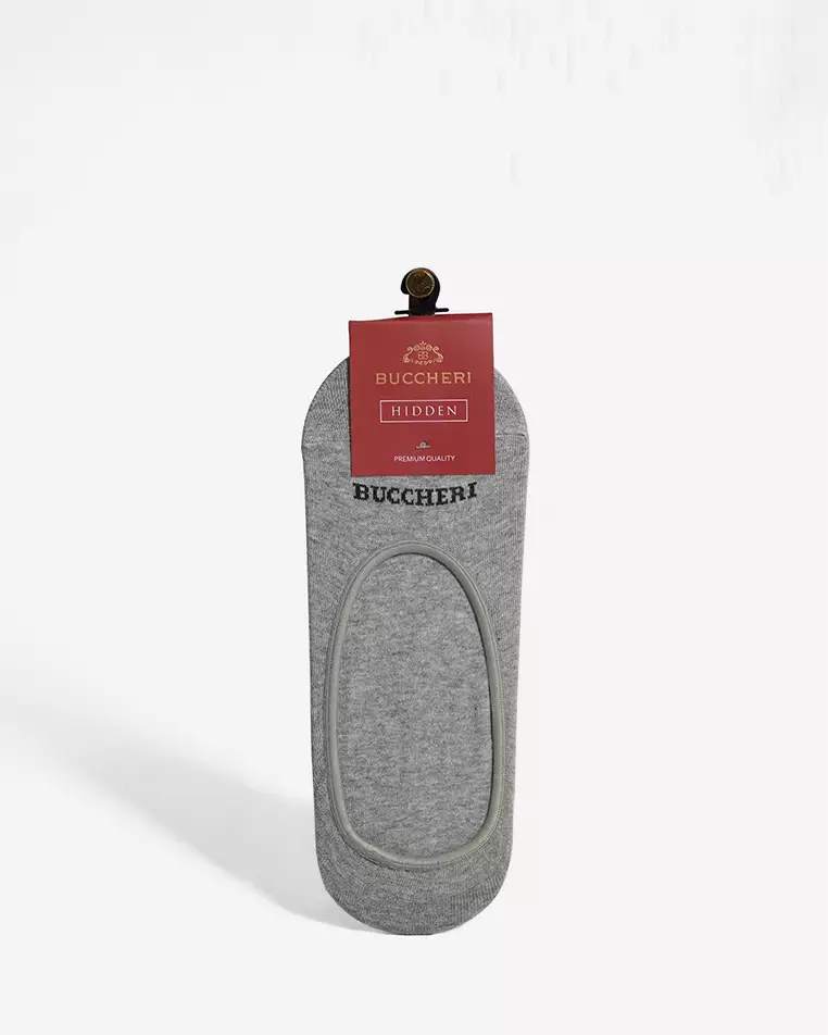 BUCCHERI HIDDEN SOCKS BCKH4010 GREY
