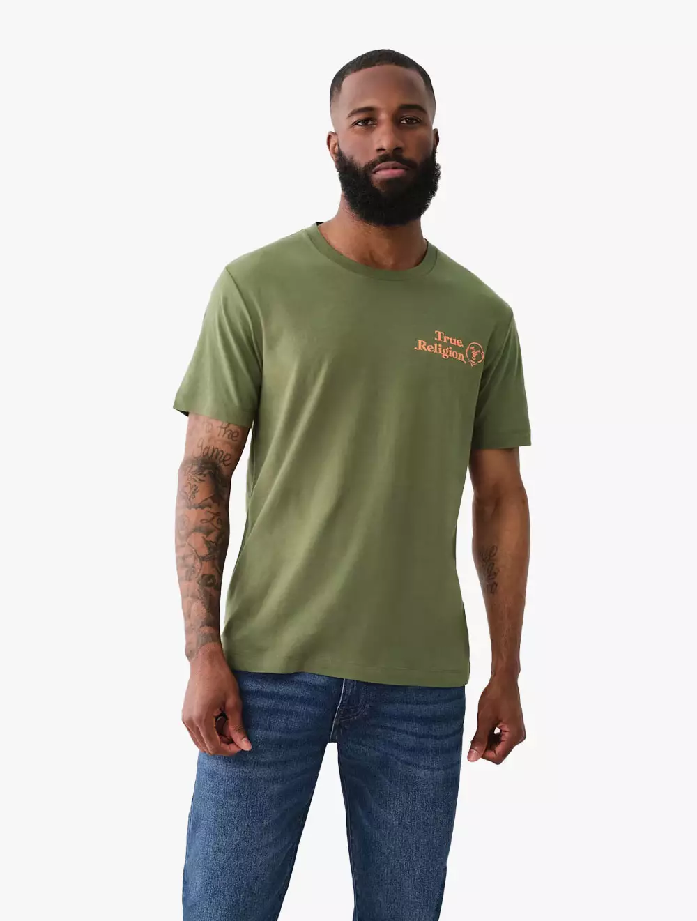 Tee Shirt True Religion Olive Green Shirt Jual True Religion True