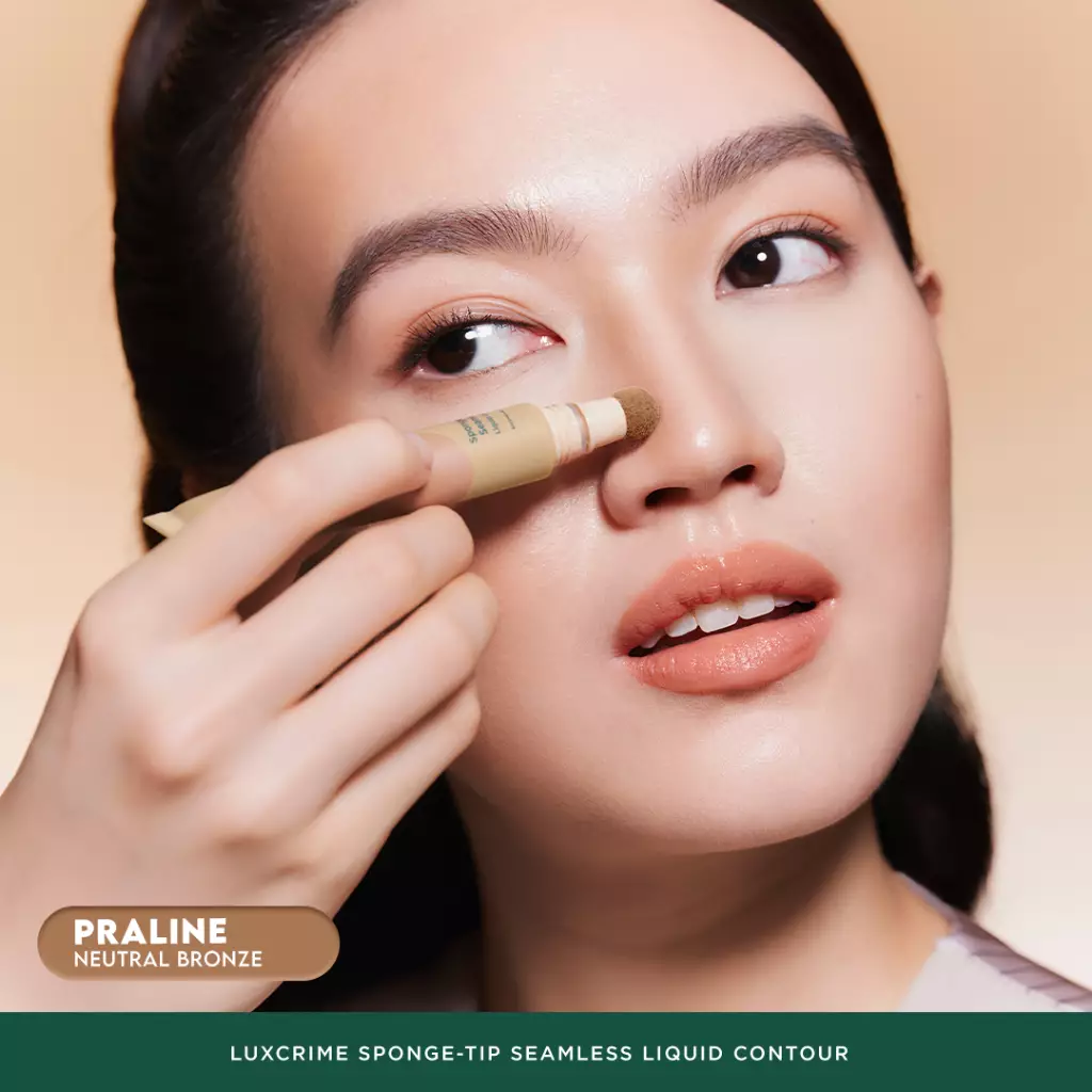 Luxcrime Sponge-Tip Seamless Liquid Contour - Praline