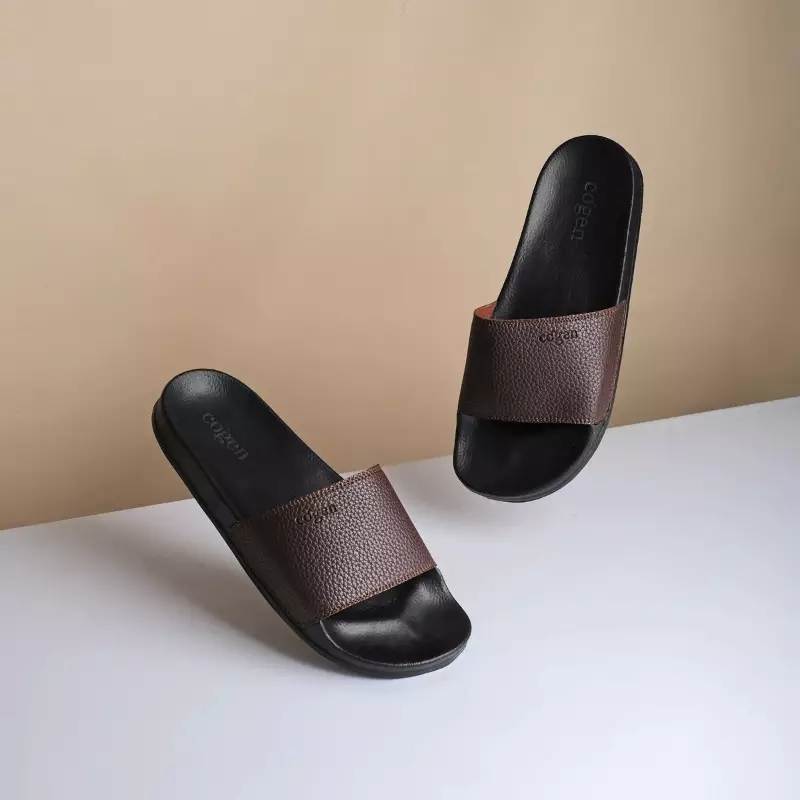 Sandal Pria Cogen Basic - Brown