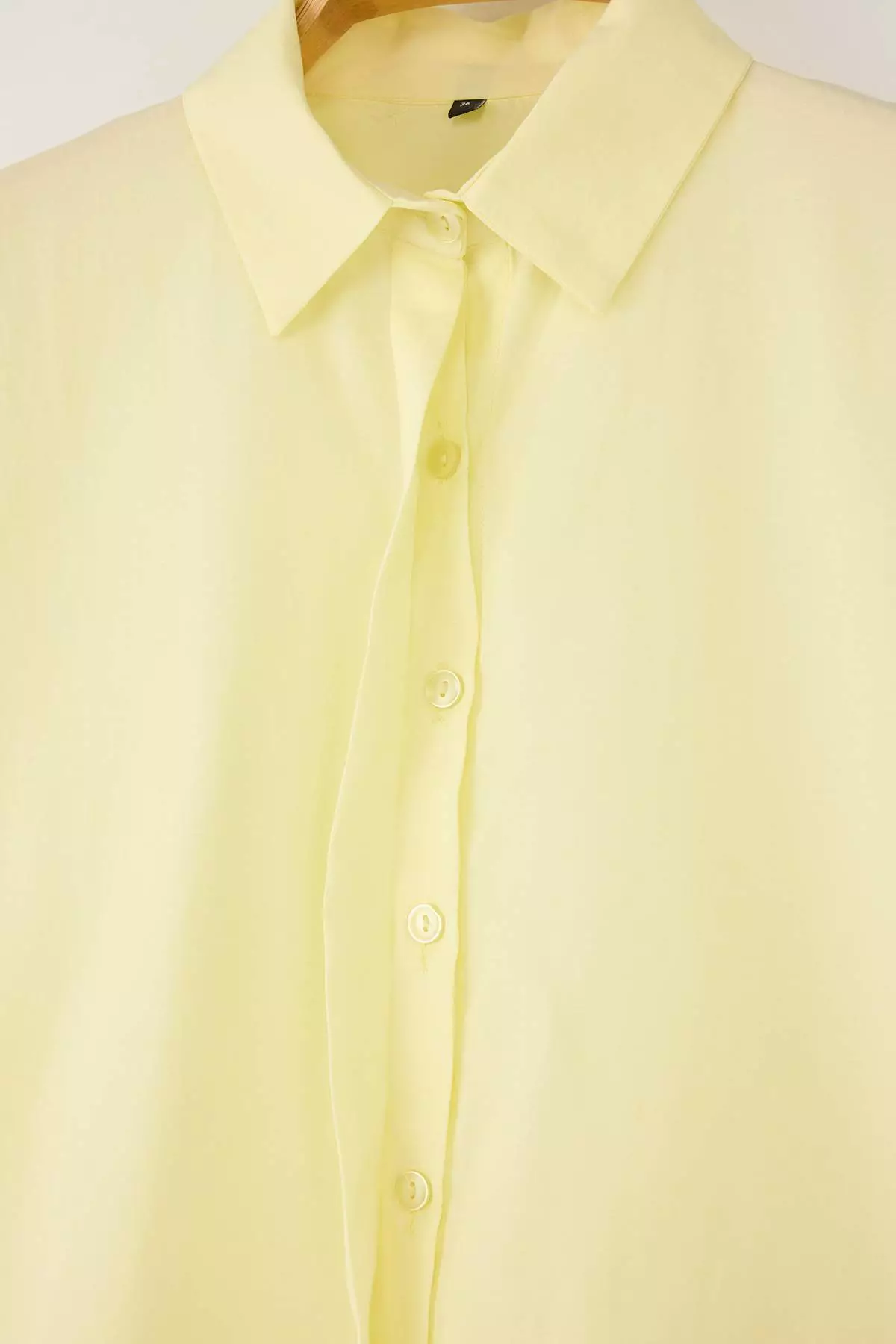 Yellow Balloon Sleeve Shirt