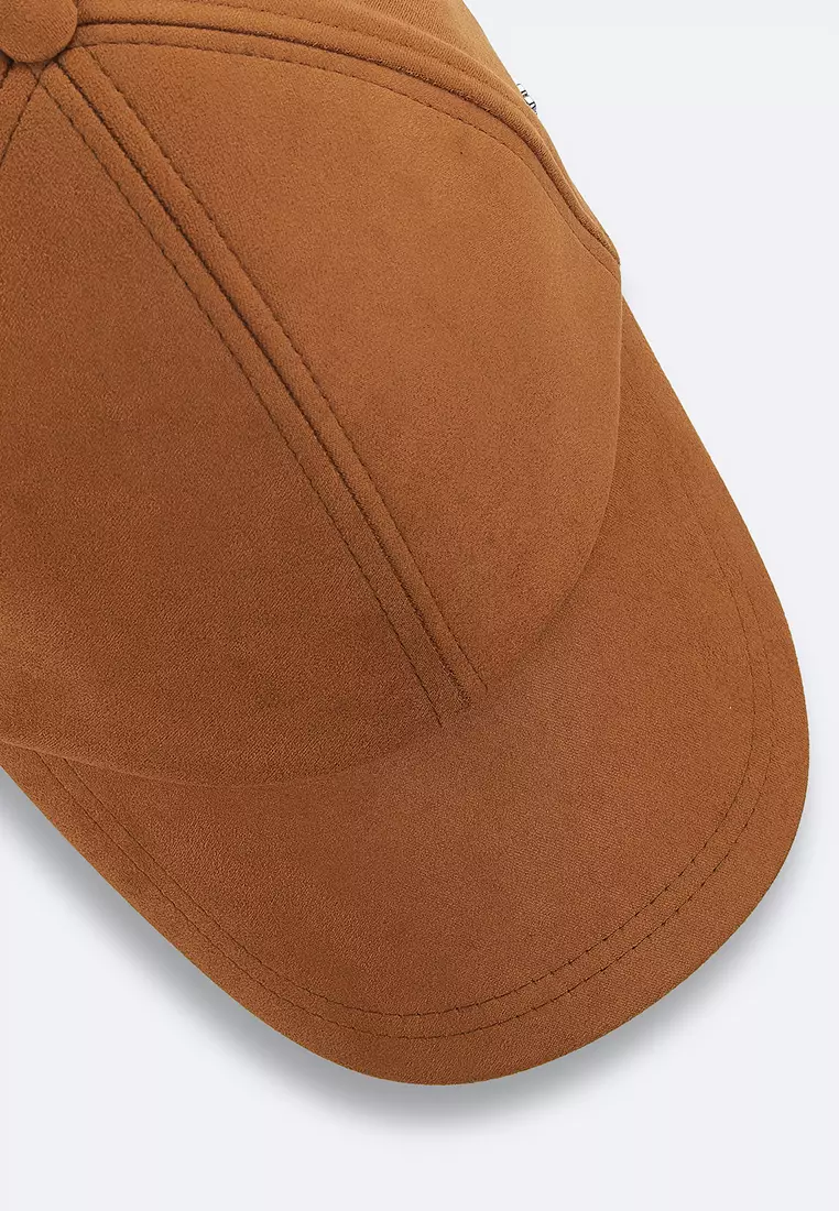 Faux Suede Cap