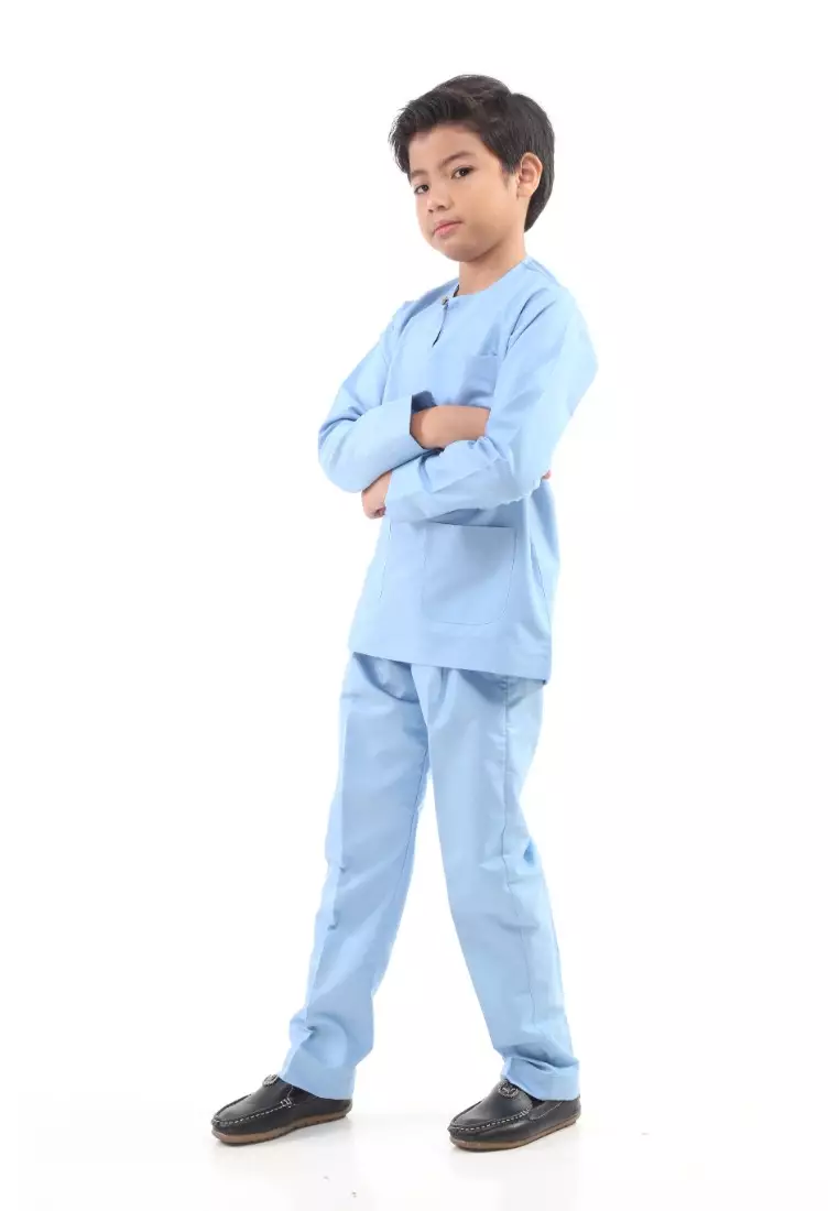 Baju Melayu Moden Teluk Belanga For Kids