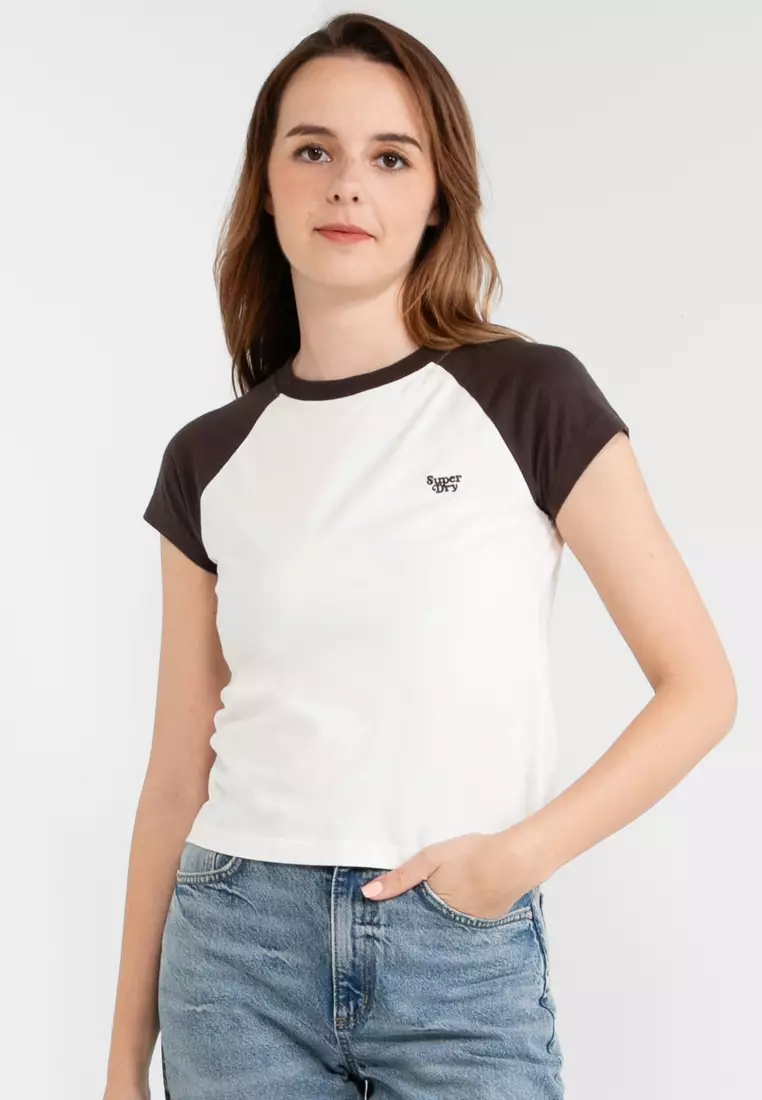 Essential Logo Raglan Slub T-Shirt