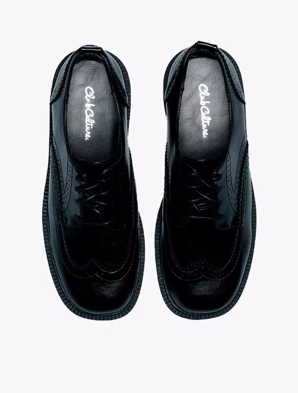 Payless Club Culture Womens Quantin Lace Lug Loafers - Black_22