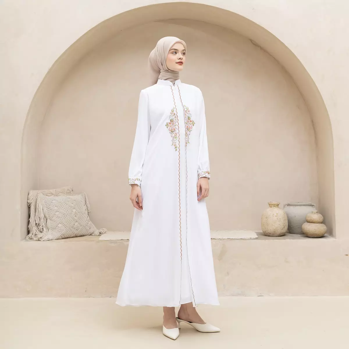 EPC Gamis Tiffany Royale - Broken White - Embroidery Collection