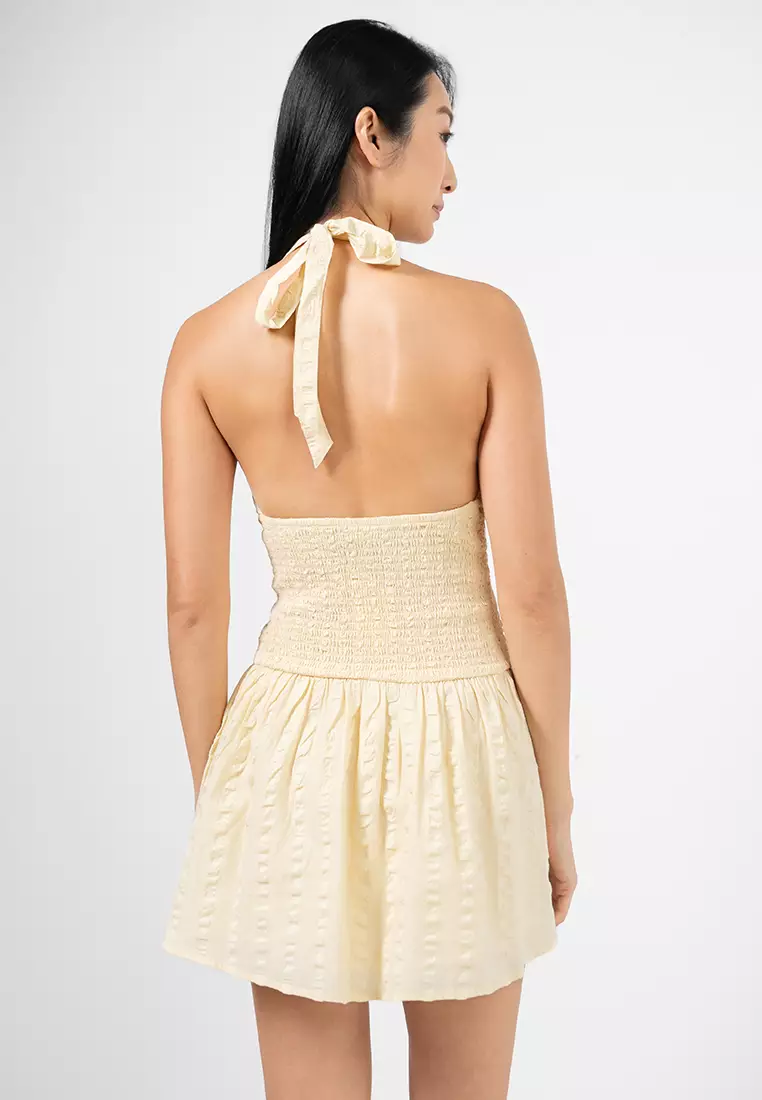 Kaity Halter Mini Dress