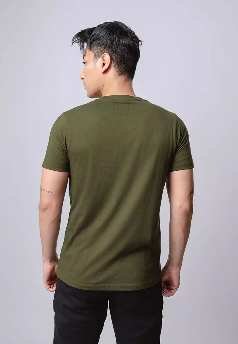 T-Shirt Minimal Logo Army