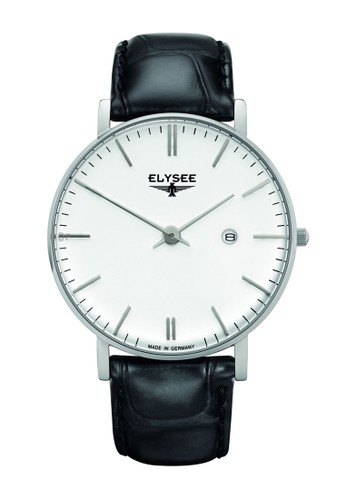 Elysee - Jam Tangan Pria - Leather - 98000 - Zelos Watches (White)