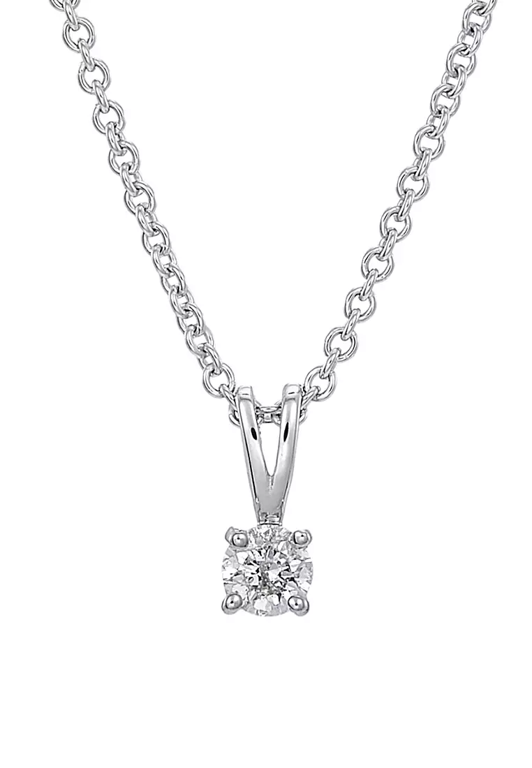 HABIB Round Diamond Necklace in 375/9K White Gold 560080623(WG)