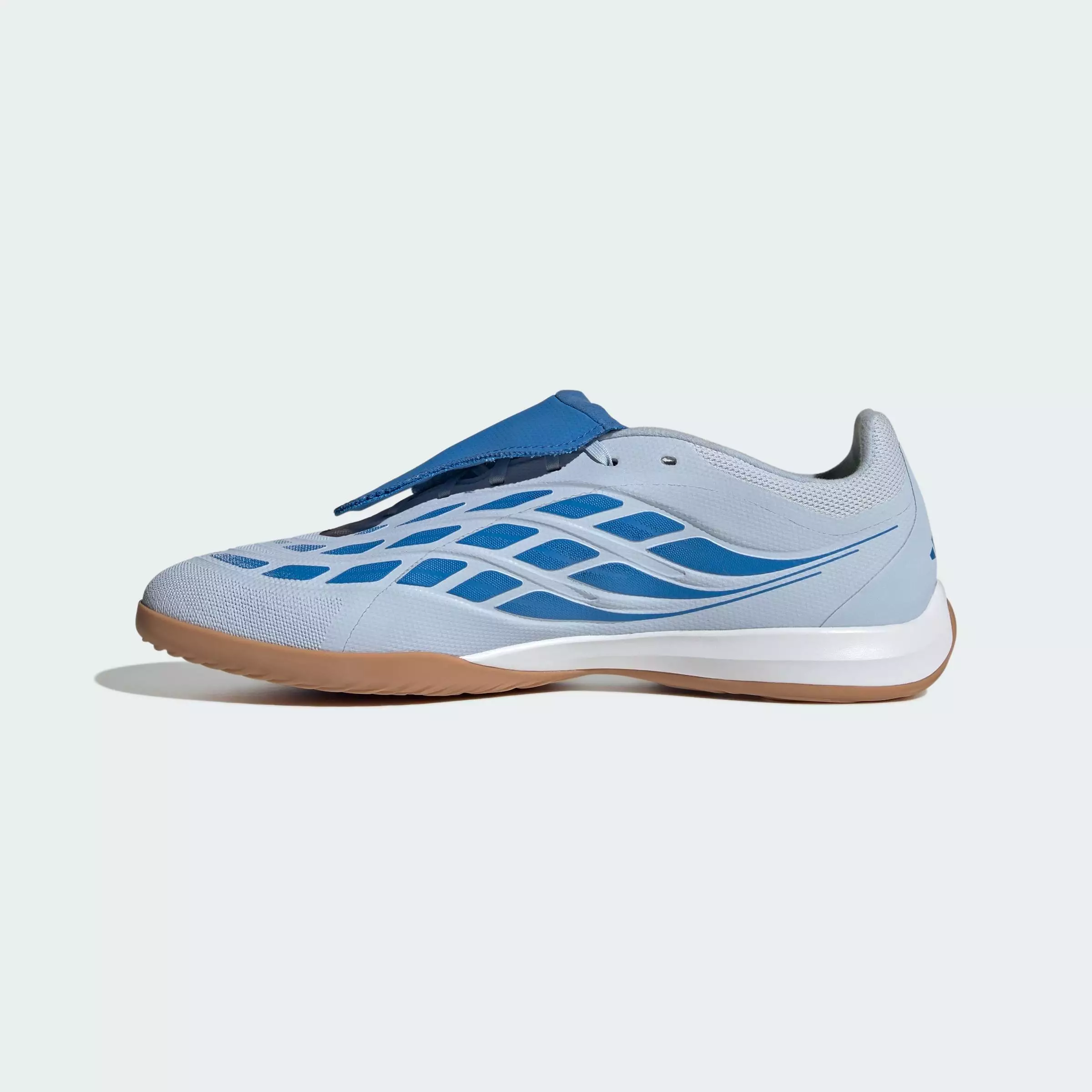 Football PREDATOR LEAGUE Fold-Over Tongue Indoor Football Shoes Unisex Blue JR4740