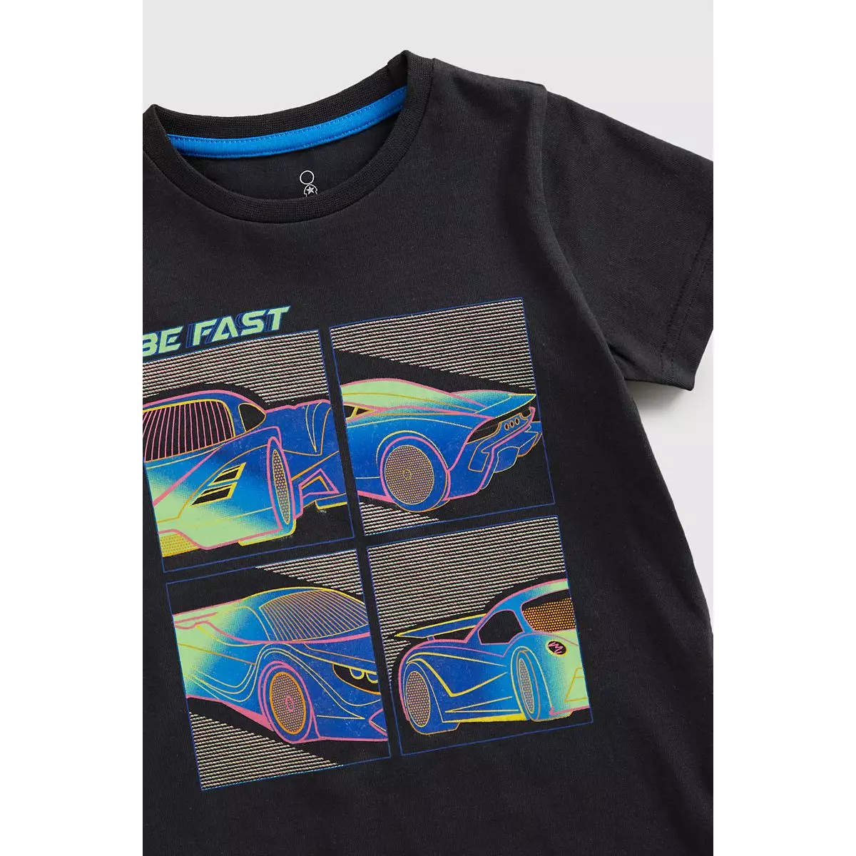 Mothercare Fast Car T-Shirt - Kaos Anak Laki-laki (Hitam)