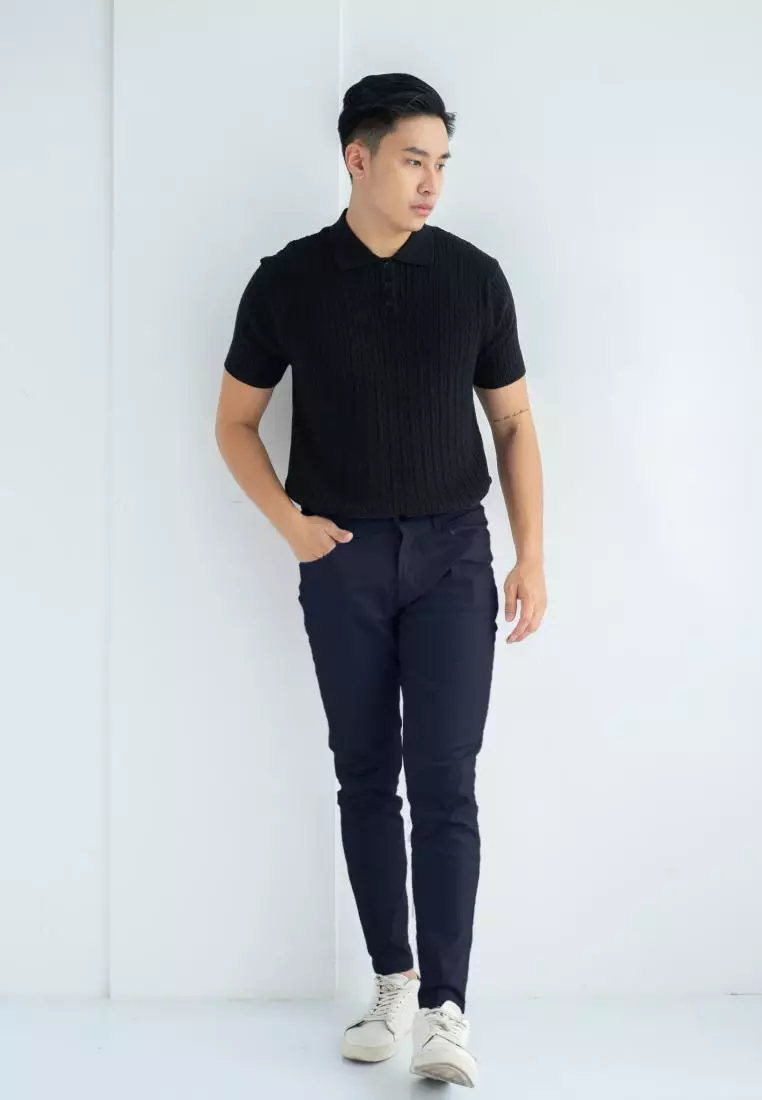 Kale CARLO NAVY/ Carlo Pants / celana panjang formal / Carlo Pants Cotton