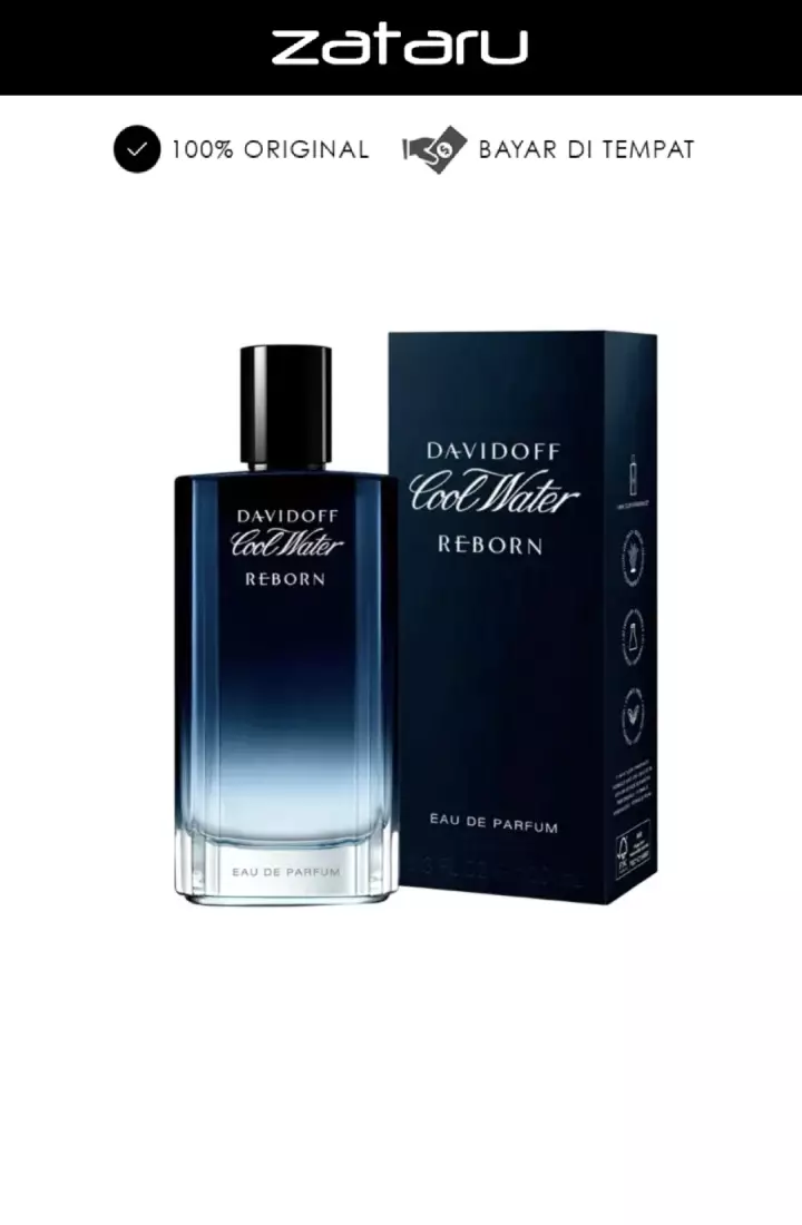 Davidoff Coolwater Reborn Man EDP - 100 ML (Parfum Pria)
