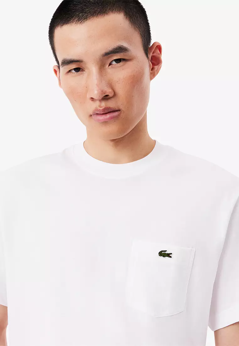 Cotton T-shirt with Breast Pocket