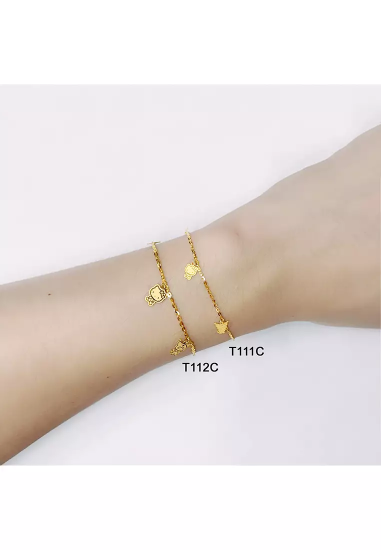 916/22K Gold Melody Bracelet T111C