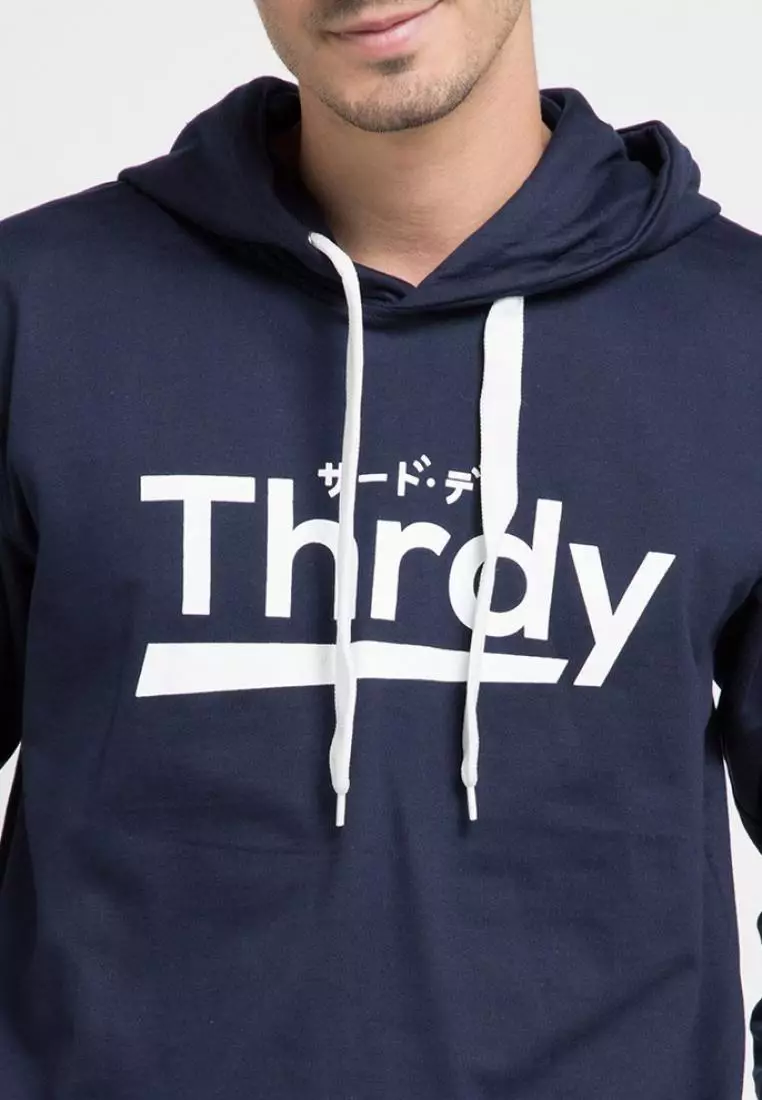 MO117D hoodies thrdy nv Hoodie Navy