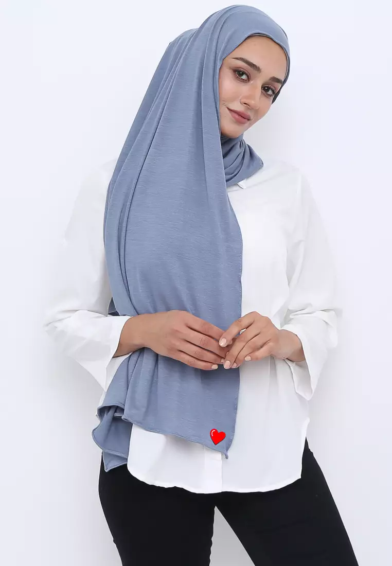 Cotton top jersey scarf