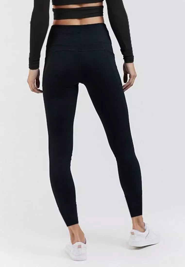 Fitwear - Legging Olahraga Wanita LAYCA 2POCKET PJ - BLACK