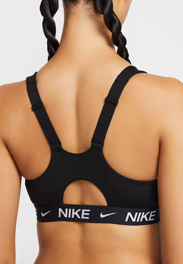 Indy High Support Padded Front-Zip Sports Bra