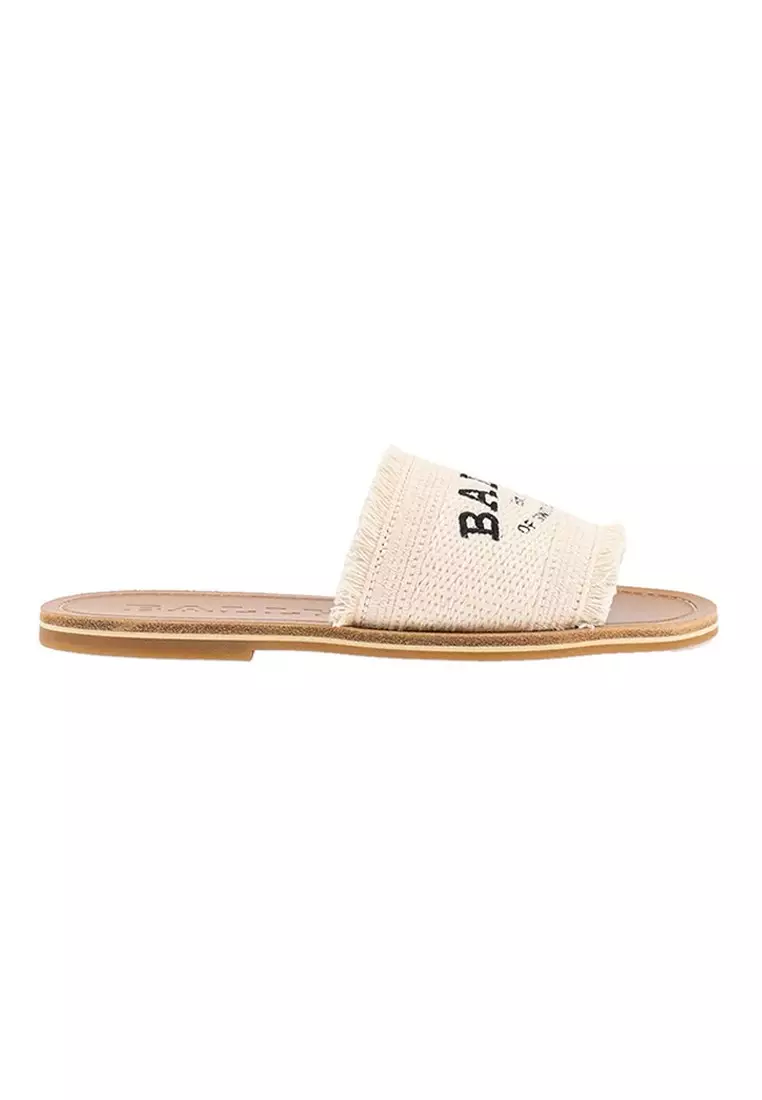 Discount on BALLY  shoes - SKU: Bally Bianka Women's Flip Flops in Black/Bone